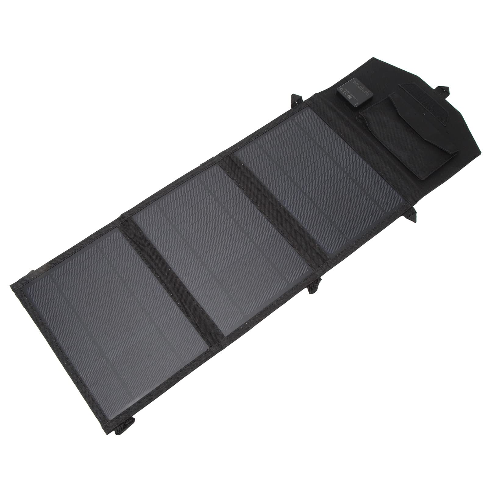 Caricatore portatile a pannello solare da 21 W per escursioni, campeggio e uso all'aperto, design pieghevole durevole con ETFE a cristallo singolo