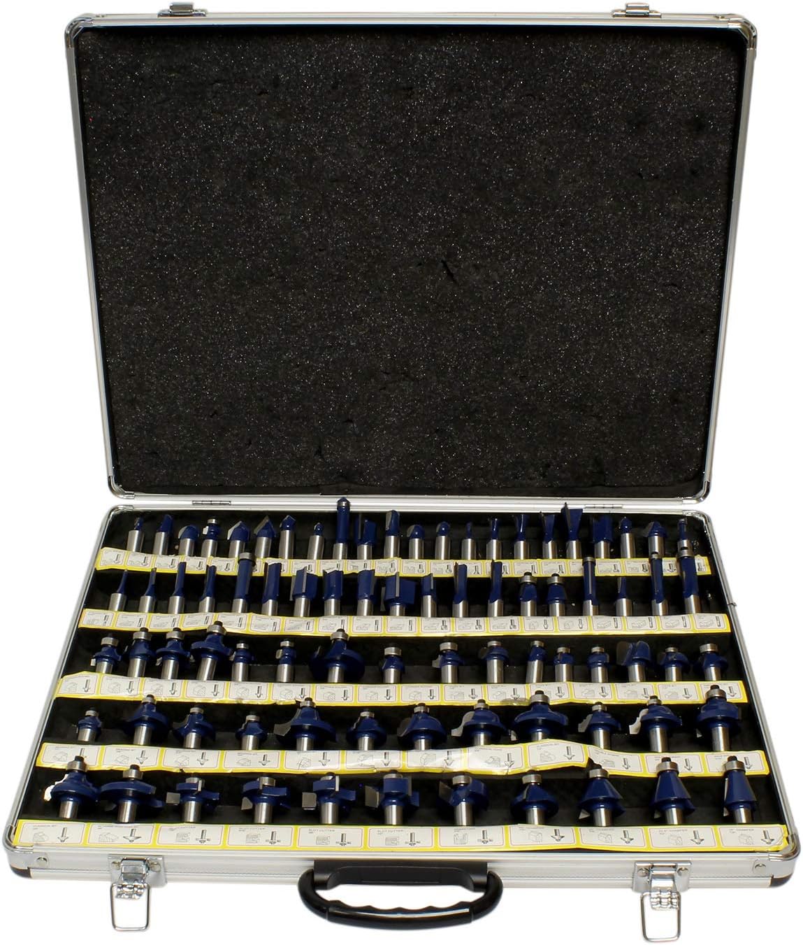 Flаѕh Sаlе ABN 1/2 Inch Tungsten Carbide Router Bit Set Carbide Tip Router Bit Set, Router Bits for Wood Router Tool Bits, 80pc Flаѕh Sаlе ABN 1/2 Inch Tungsten Carbide Router Bit Set Carbide Tip Router Bit Set, Router Bits for Wood Router Tool Bits, 80pc