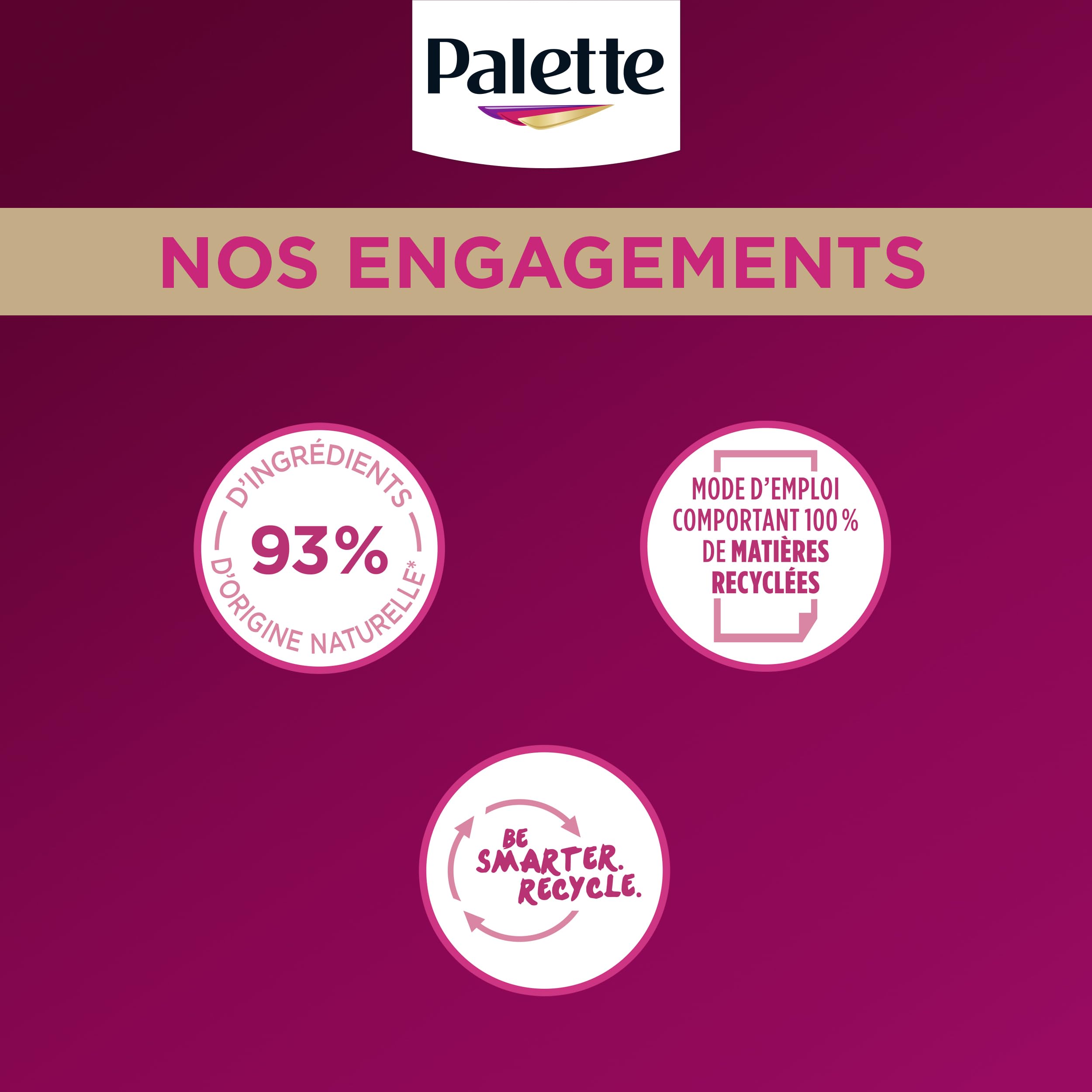 Palette, coloration permanente creme soin, couverture 100% cheveux blancs, couleur longue duree jusqu’a la prochaine coloration, 8.7 (7.7) blond terracotta