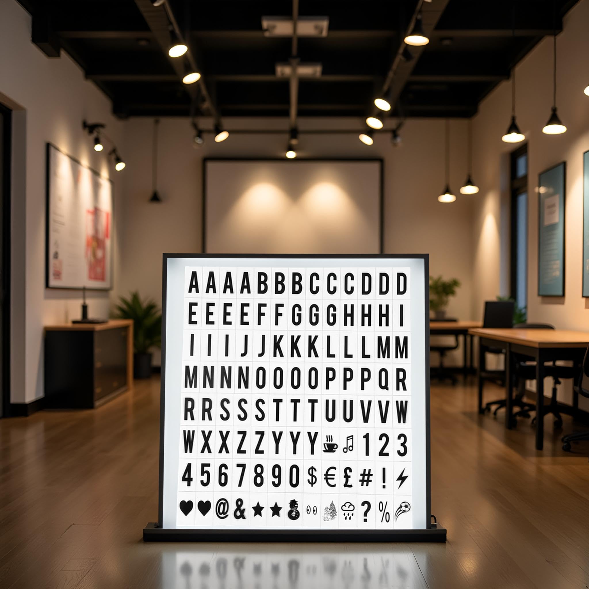 Lisher 104 X Cinematic Lightbox Replacement Letters And Numbers Signs - View #13