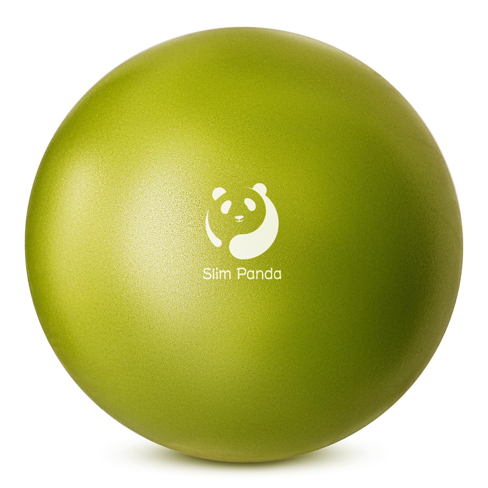 Slim Panda Palla Pilates Piccola,23-25cm Anti Scoppio Antiscivolo Palla Ginnastica con Cannuccia Gonfiabile,Soft PVC Palla daYoga per Fitness