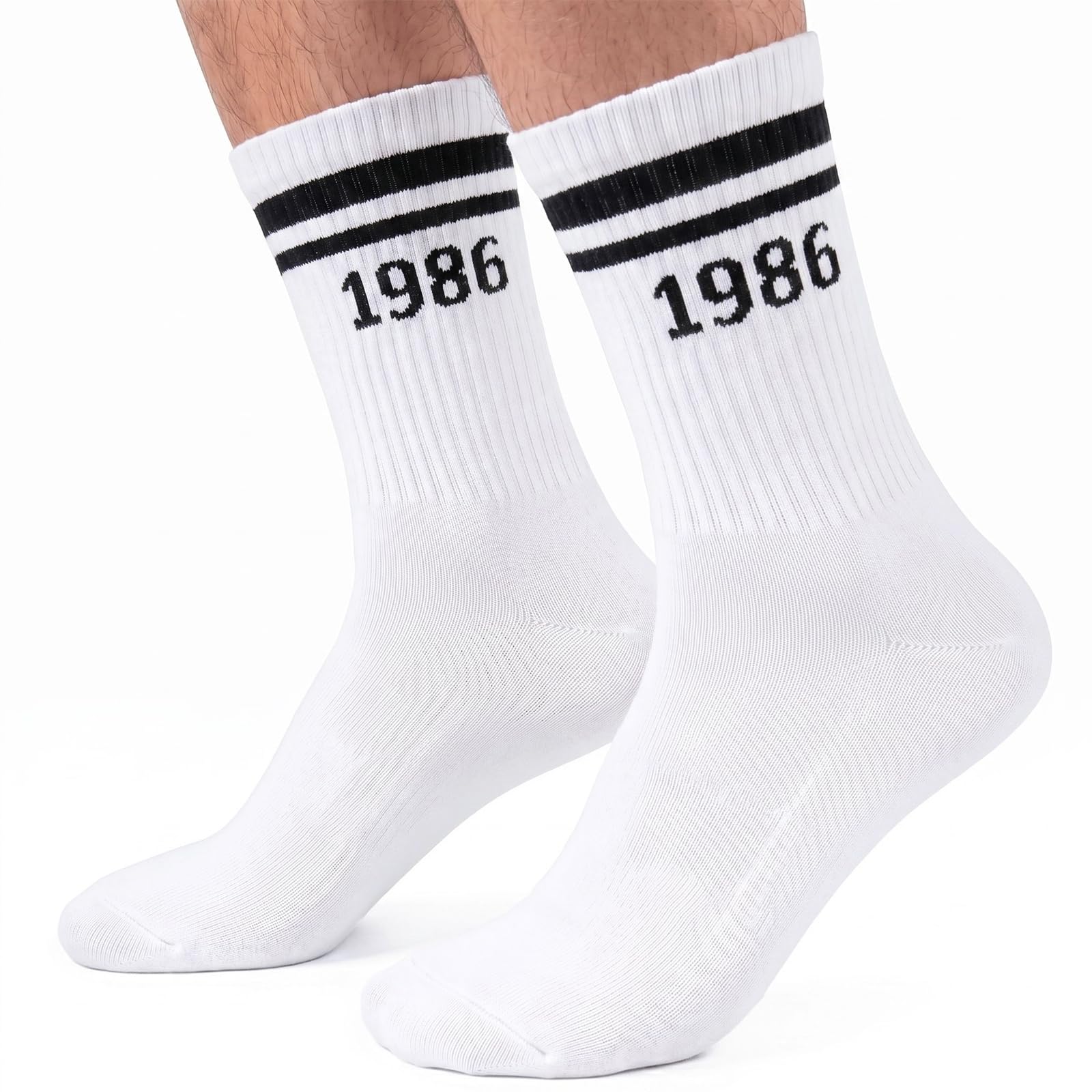 40th Birthday Gifts for Men Birthday Socks 1986 Ideas Gift Funny Socks Present Keepsake for 40 Year Old Men Dad Husband Brother Friends