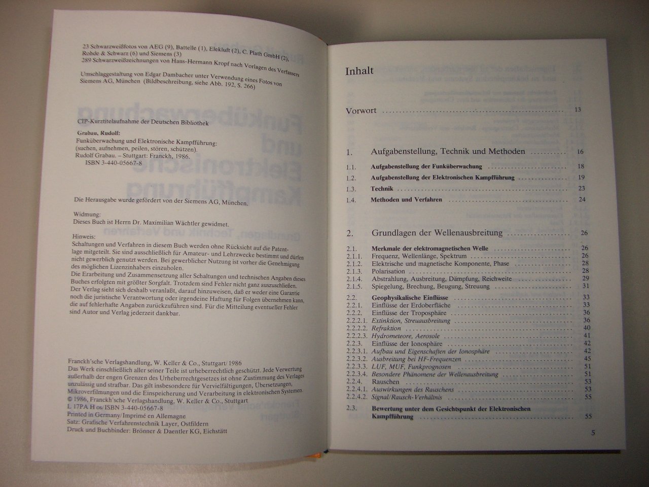 Funküberwachung und elektronische Kampfführung. Suchen, aufnehmen, peilen, stören, schützen. Grundlagen, Technik und Verfahren