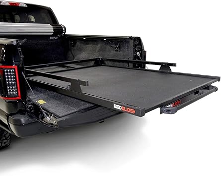 Bedslide 1500 Contractor Sliding Truck Bed Organizer, 68 x 48-Inch, Capacity 1500 lbs., Truck Bed Storage Tray, Black
