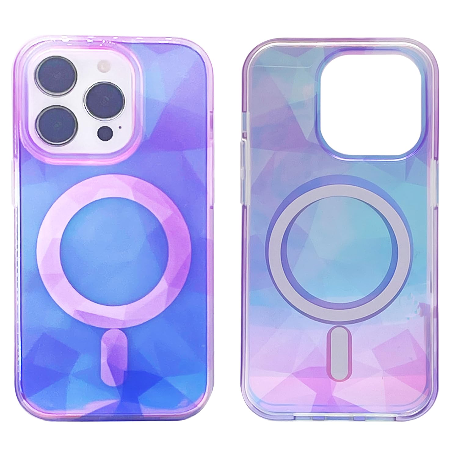 Magnetic Case for iPhone 13 Pro Max 6.7 inch Compatible with MagSafe Charging Soft TPU Bumper Slim Shockproof Protective Cute Cover with Screen