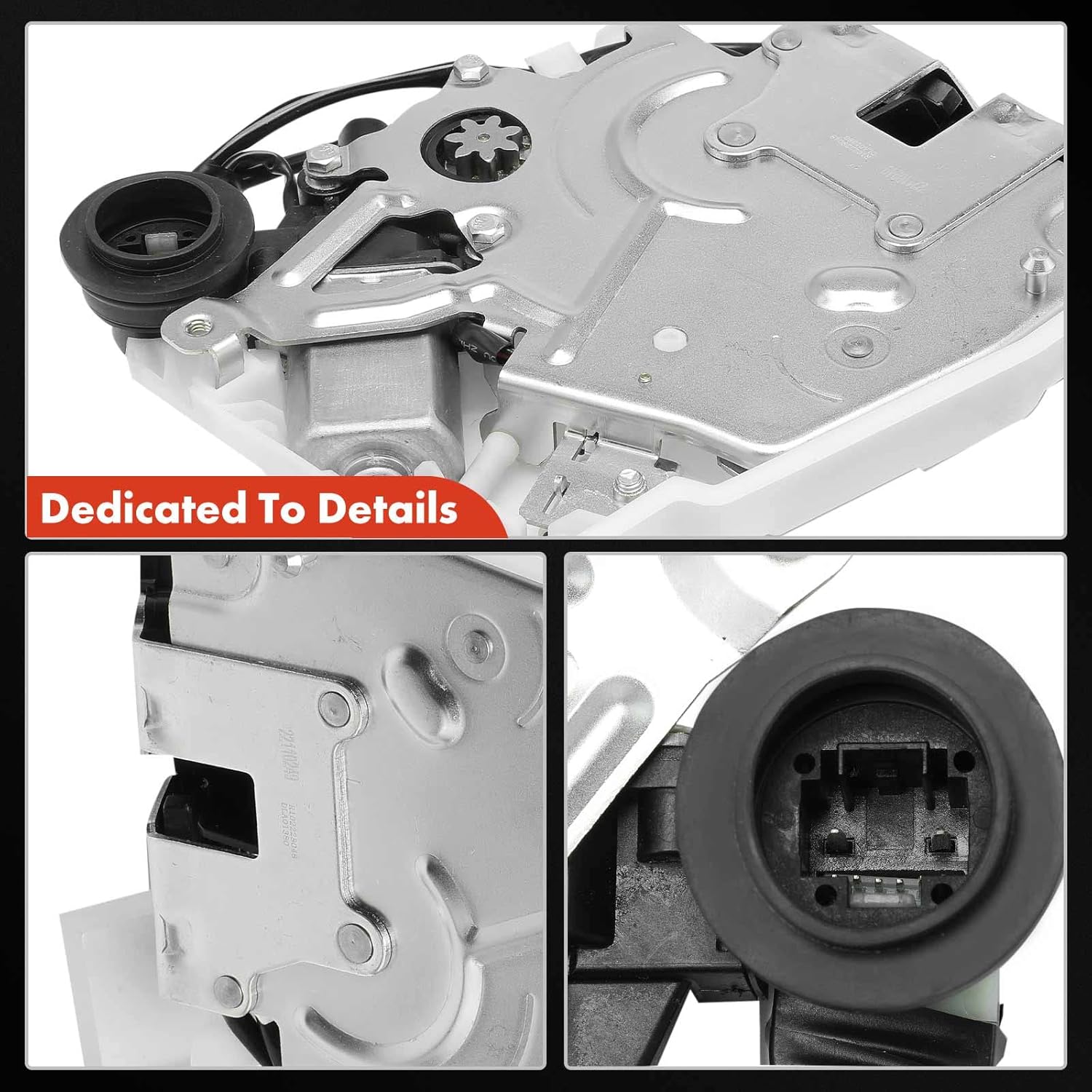 A-Premium Left Driver Side Sliding Door Lock Latch Actuator Compatible with 2011-2017 Toyota Sienna - with Power Sliding Door, Replace# 6930008020, 6930008021