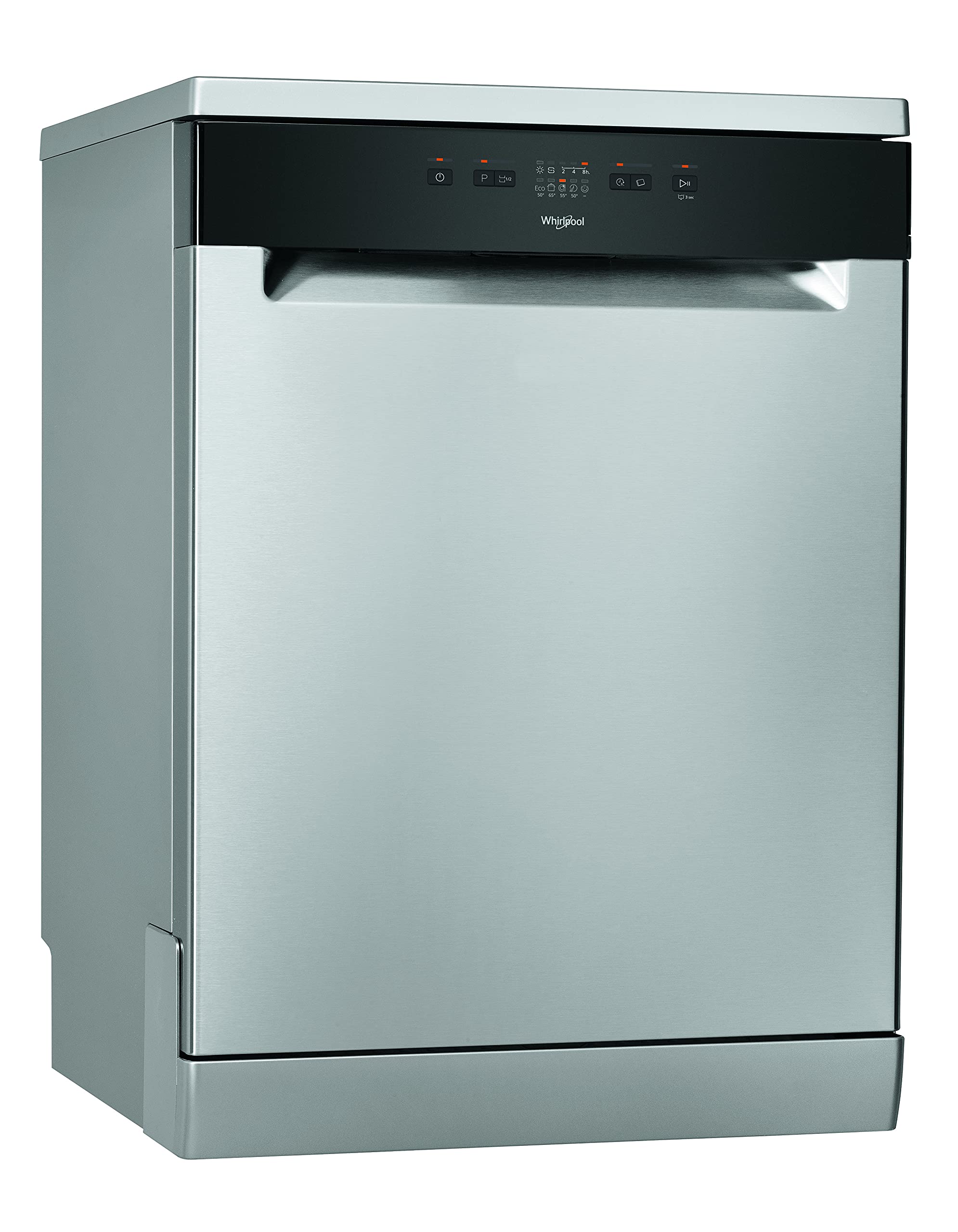 Whirlpool Dishwasher: Inox Color, Full Size - Wfe2B19Xukn"Min 1 year manufacturer warranty"