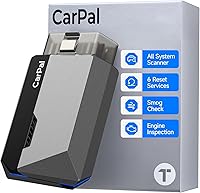 TOPDON CarPal-US Bluetooth OBD2 Scanner: All-System Diagnostics, 6 Resets, iOS/Android App, Repair Guides, 1-Year Free Updates