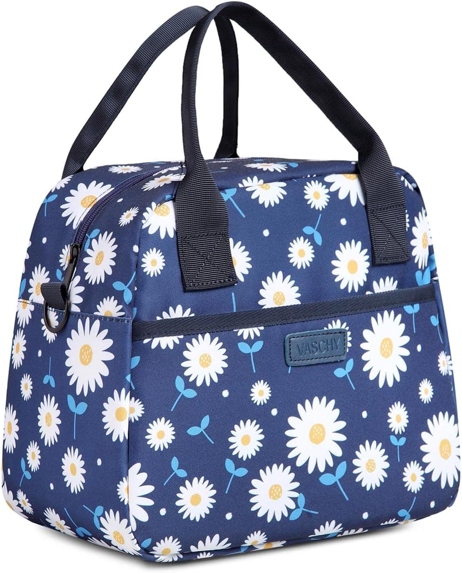 VASCHY Lunch Bags for Women, Cute Insulated Lunch Box Tote