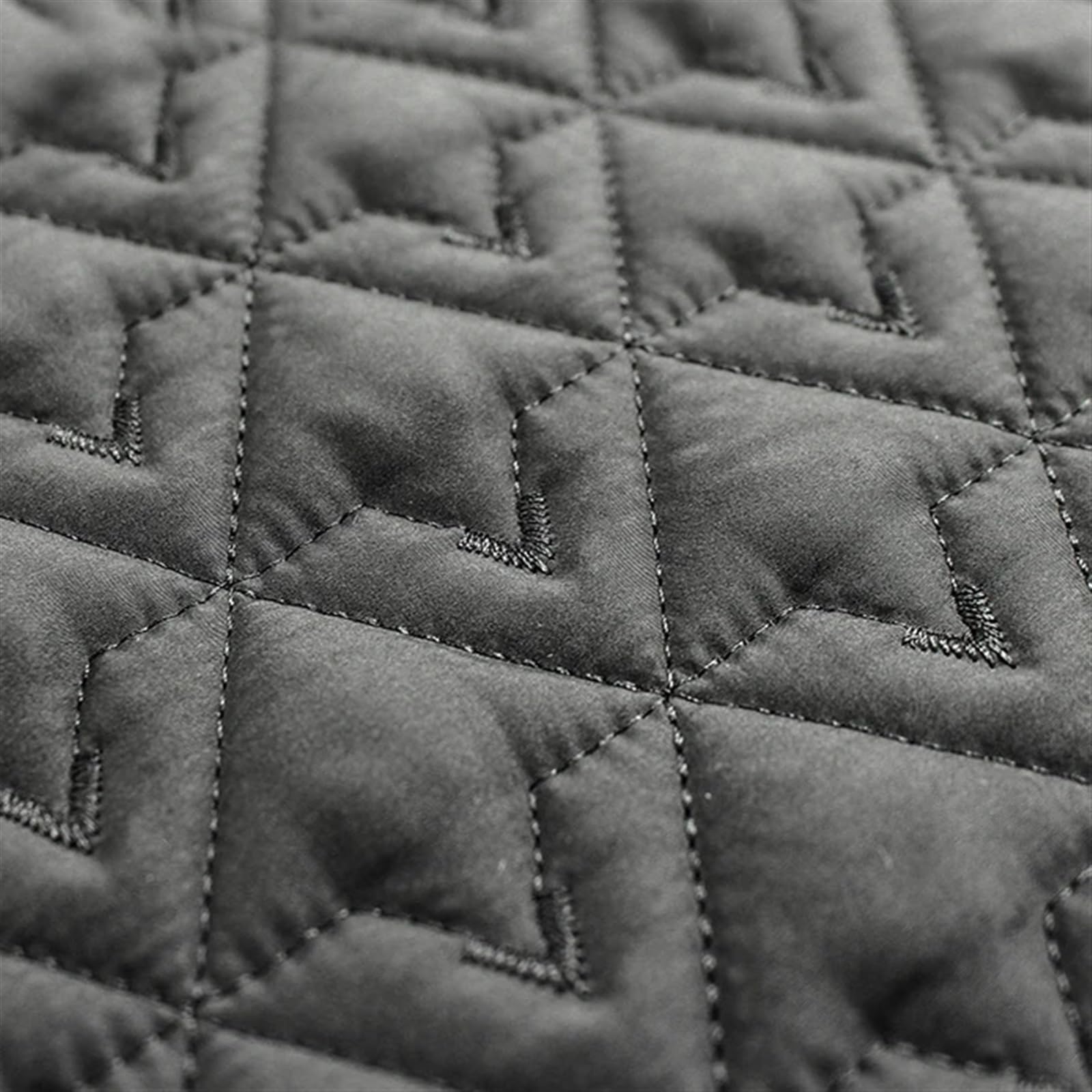 Tejido acolchado de algodón, Tela de algodón acolchada, color negro, varios tamaños(200x145cm)