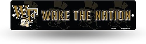 Miniatura 99 de NCAA Rico Industries Placa de calle de plástico Placa de calle de plástico de 4" x 16" Color del equipo,Alternativo,Champ,man