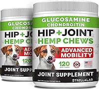 Vista 10 de STRELLALAB Suplementos de salud y bienestar para perros, diversas fórmulas y beneficios - Suplemento de cadera y articulaciones de cáñamo