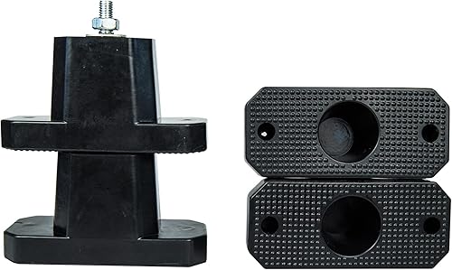 Miniatura 6 de Paquete de 4 almohadillas de choque para aire acondicionado, aislador de vibraciones de goma, soporte de montaje para unidades al aire libre, mini