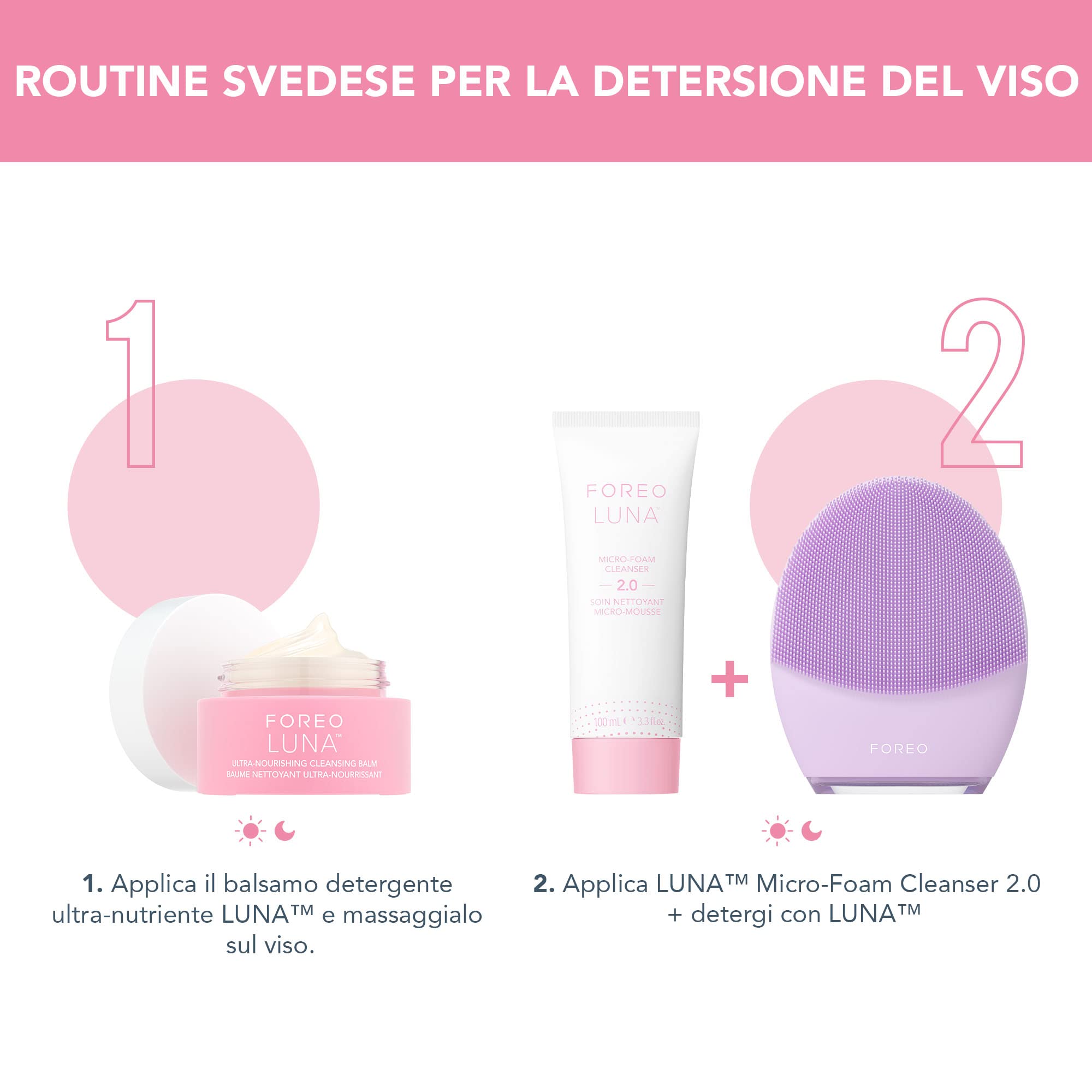 FOREO LUNA Balsamo Detergente Ultra-Nutriente - Burro Struccante Viso e Occhi - Delicato Detergente Viso senz'acqua per Trucco Waterproof - Burro Di Karité - Vegano - Olio di Jojoba - 75 ml