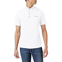 Armani Exchange 4 Buttons Polo, Bianco (White 1100)