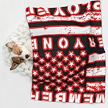 Remember Everyone Deployed Red Friday Dog Blankets for Small Dogs, Puppy Blanket Cute Pet Blanket for Dog, Puppy, Cat, Kitten Small
