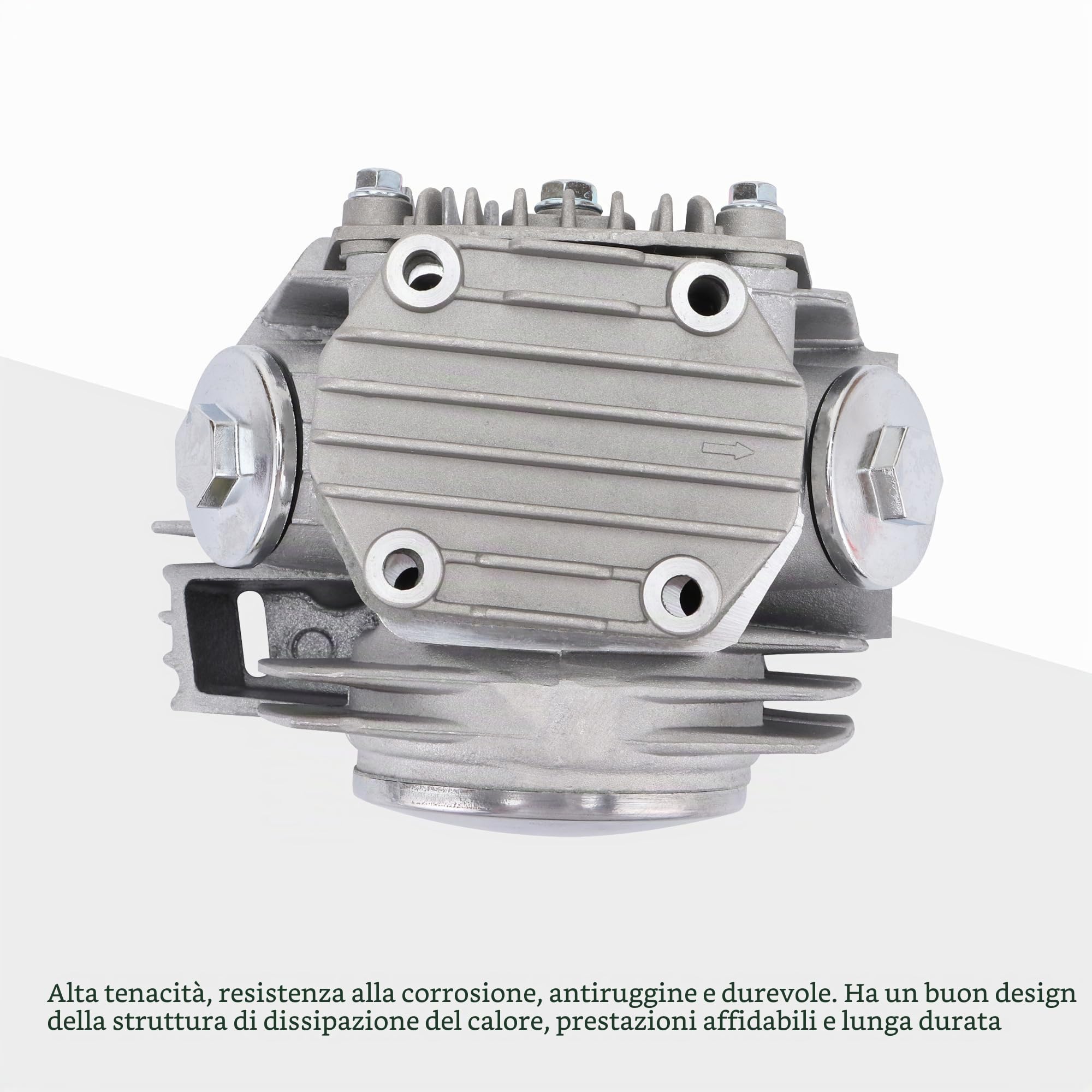 GOOFIT Testata Pistone Anelli Guarnizione Candela Sostituzione Per 4 Tempi Taotao 110cc Atv Scooter Dirt Bike Moto Motore Go Kart Dirt Bike