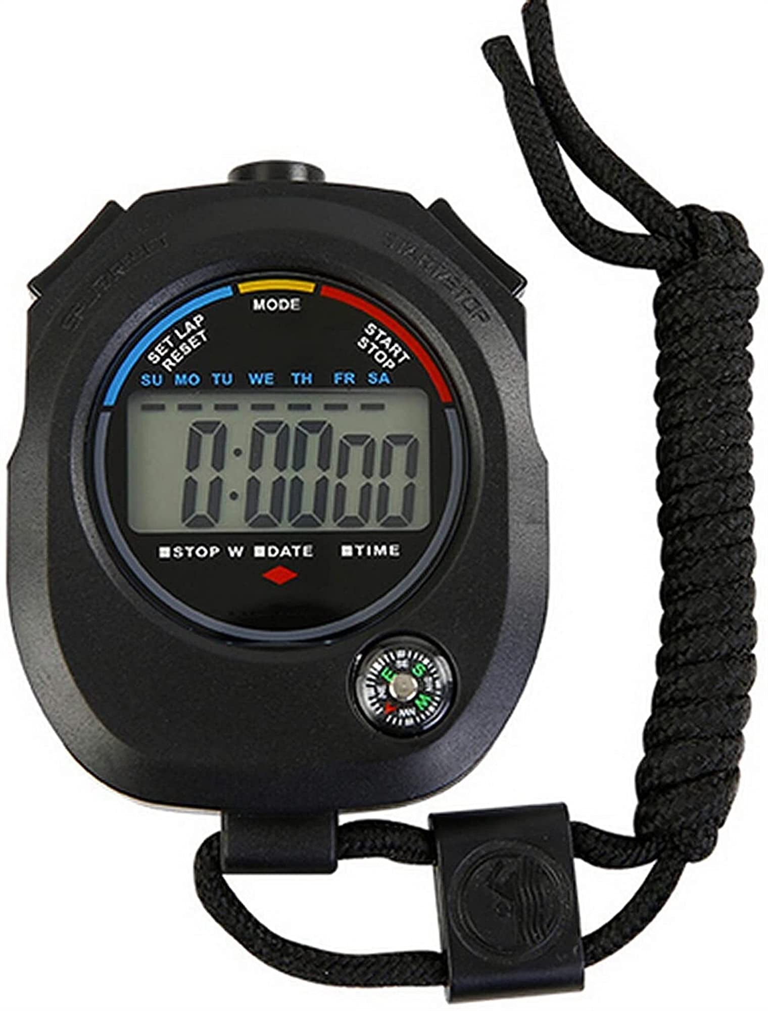 ZXM Stopwatch Timer With Compass Outdoor Sports Training Running Student Exercise Chronograph(2 Pcs)
