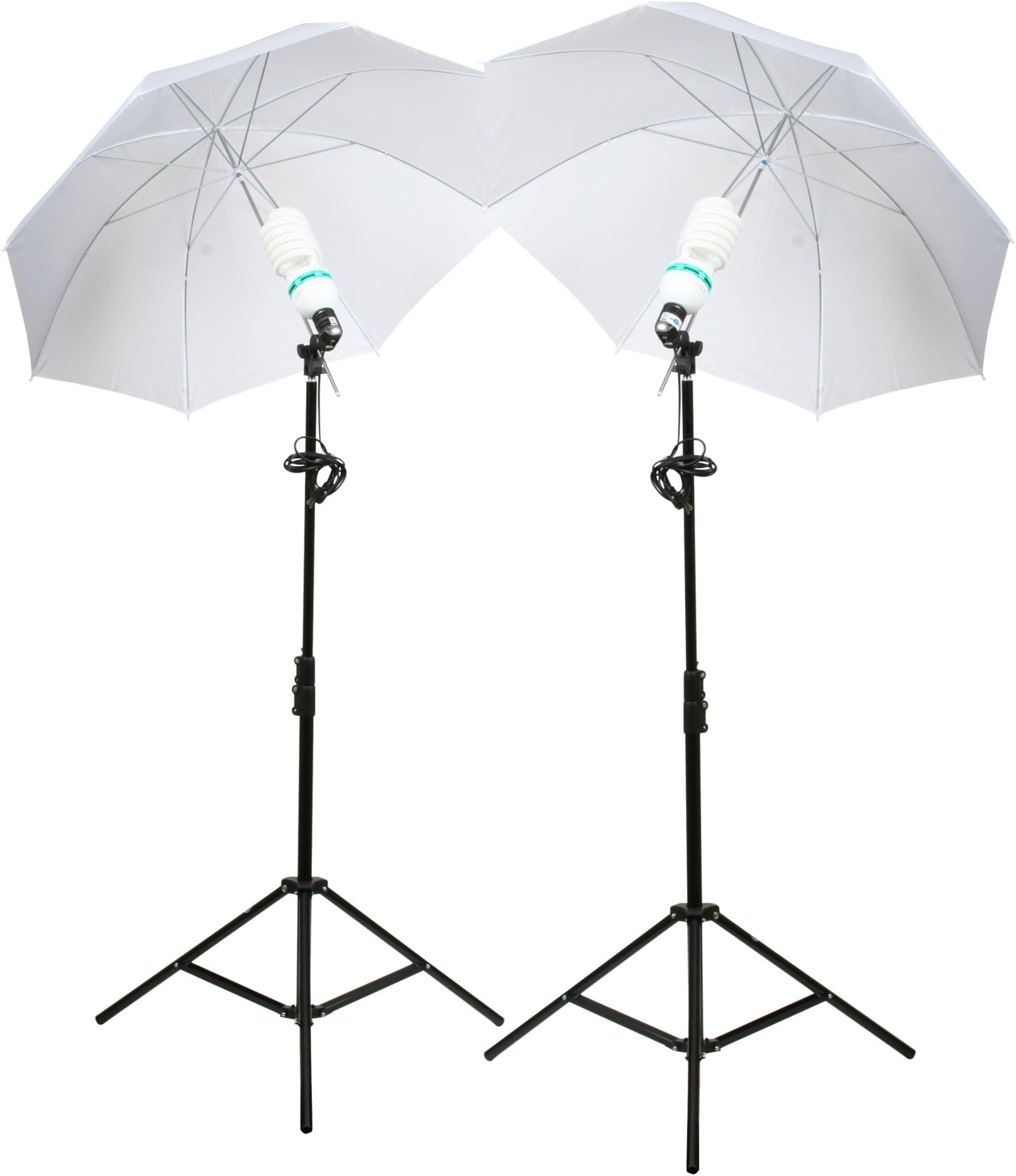 2818 Shutter Starz Professional Photography Studio 2 x 65 Watts Lighting Umbrella Kit