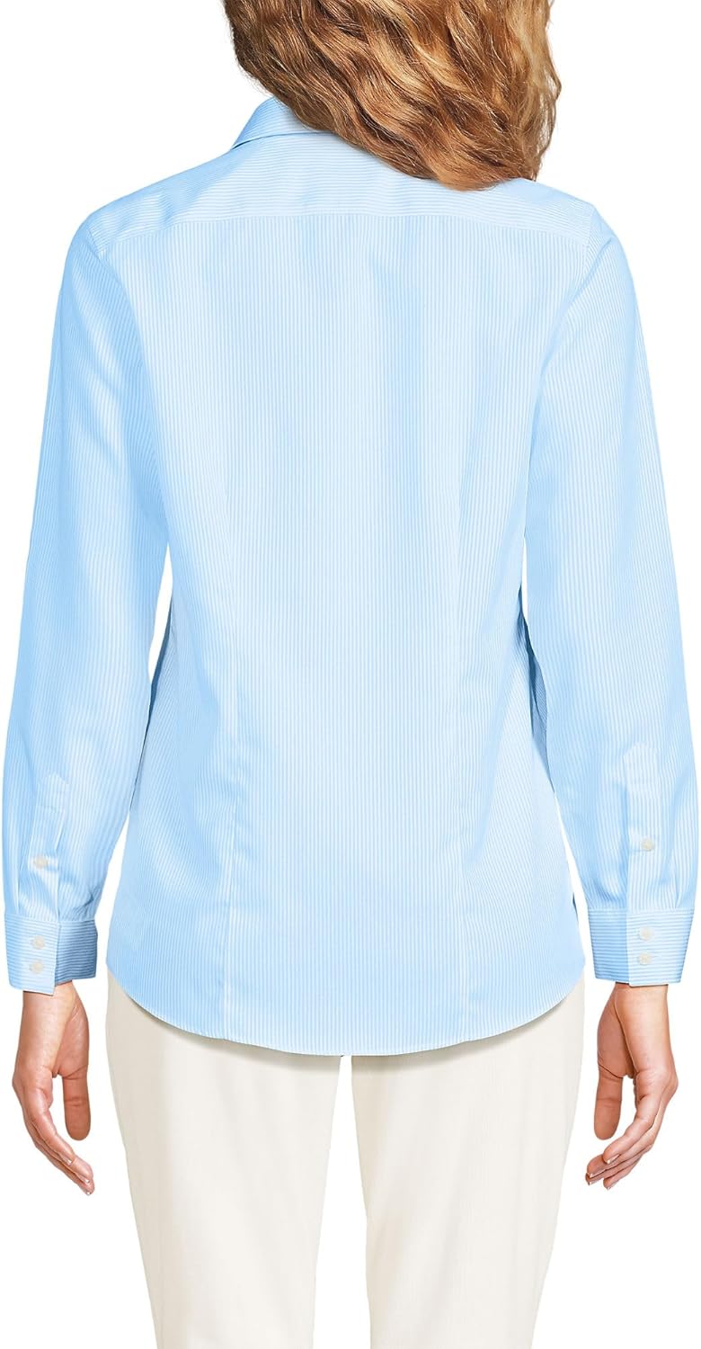 Lands' End Women's Pinwale Cord Long Sleeve Shirt - Image 2