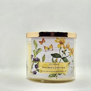 White Barn 3-Wick Candle w/Essential Oils - 14.5 oz - 2022 Spring Scents (Sugared Lemonade)