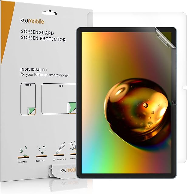 kwmobile Screen Protector Compatible with HONOR Pad X8 Screen Protector - 2x Anti-reflective Matte Film for Tablet