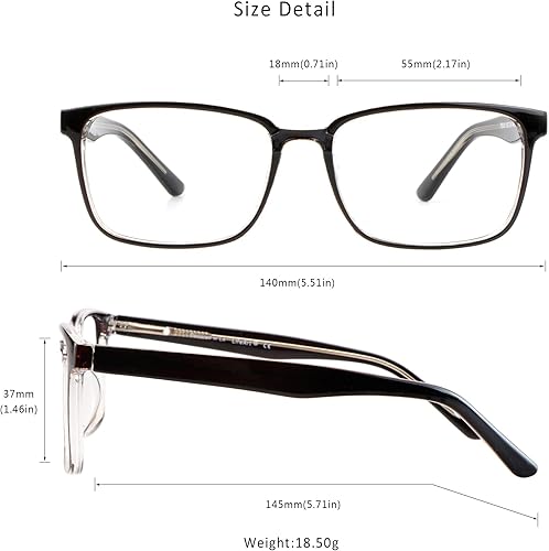 Miniatura 6 de LifeArt Lentes de bloqueo de luz azul, antifatiga ocular, anteojos de lectura para computadora, anteojos de juegos, gafas de TV para mujeres y