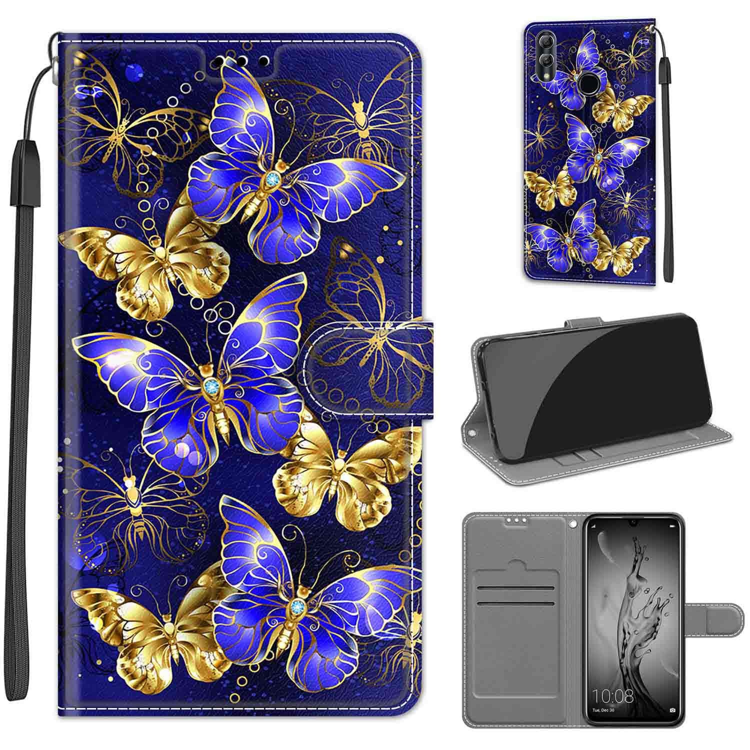Cover per Huawei P Smart 2019, Custodia a Portafoglio in