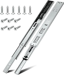 10 Pairs | Soft Close Drawer Slides 22 inch, HBL’ Heavy Duty Cabinet Dra...