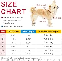 Vista 7 de Idepet - Ropa de perro para mascotas, sudaderas para perros pequeños, chaleco para chihuahua, ropa abrigada, chaquetas de otoño para cachorros