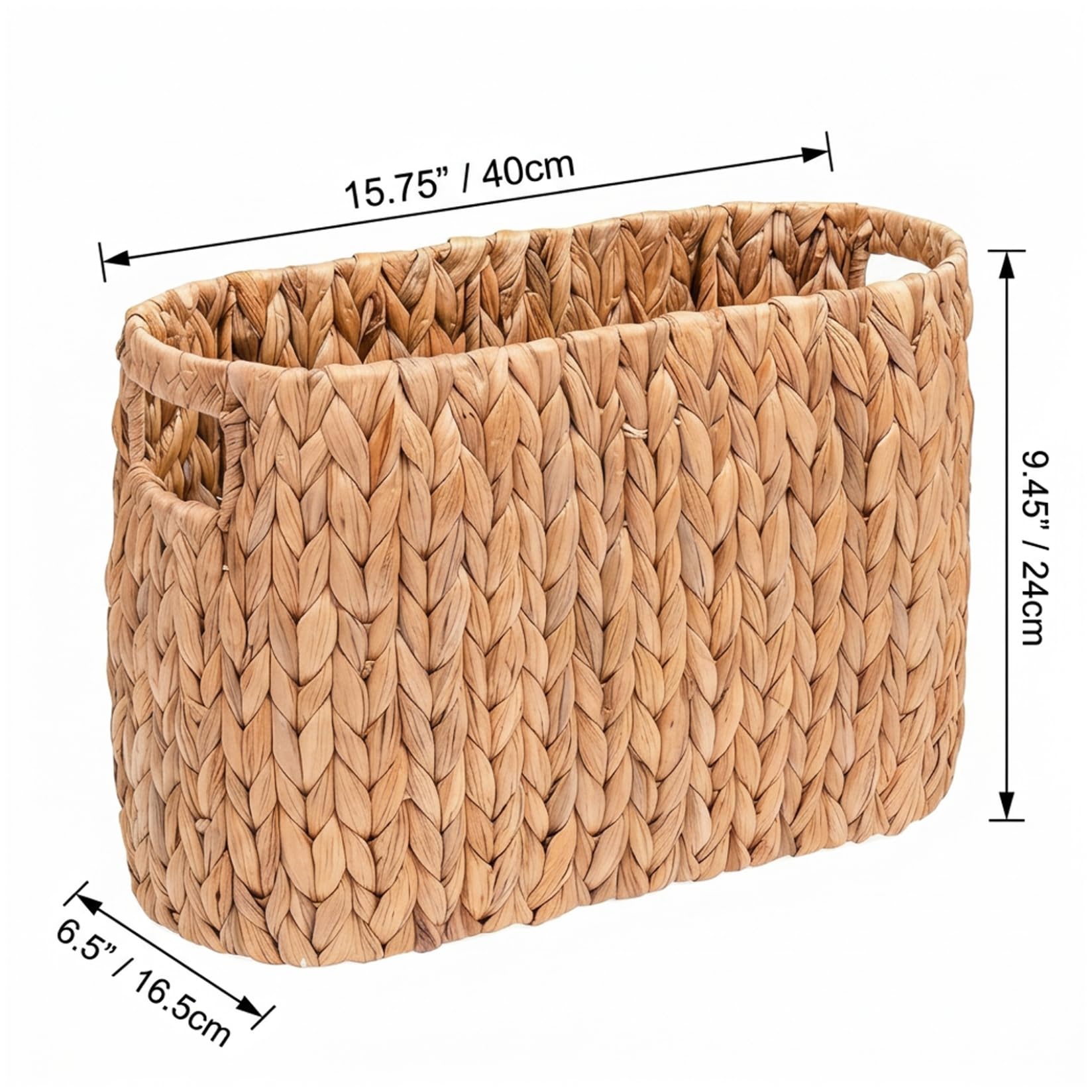Panier de rangement pour papier toilette, paille naturelle avec poignée, peut contenir 6 rouleaux pour l'organisation de la salle de bain