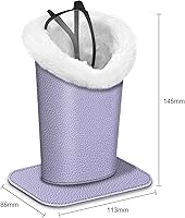 Vista 57 de Fintie Soporte para anteojos forrado de felpa con base magnética, estuche de cuero vegano prémium para lentes