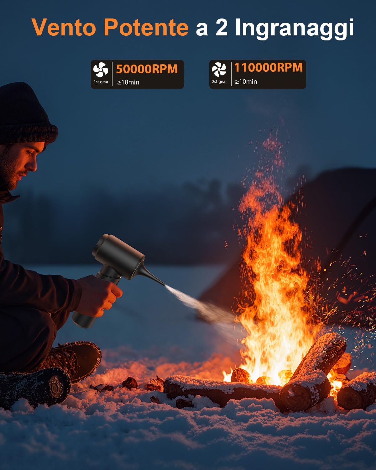 Aspirapolvere Auto, 16000Pa Aspirabriciole Senza Fili, Aspirapolvere per Auto110000RPM Aspiratore e Soffiatore con Motore Brushless, Mini Aspirapolvere Senza Fili per Auto Casa Ufficio Peli Domestici