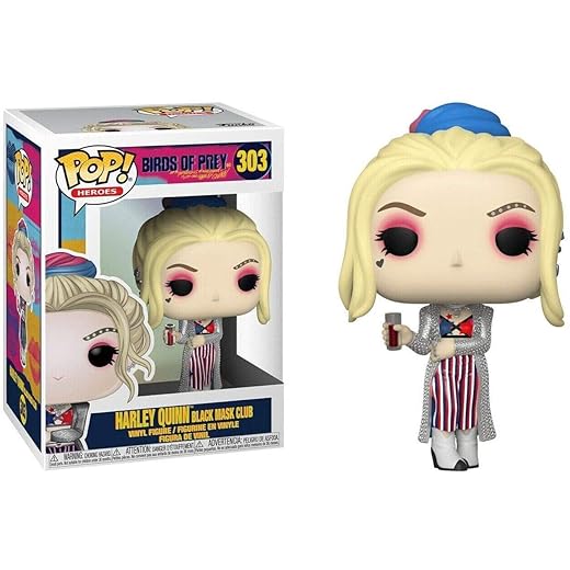 Funko Heroes: Harley Quinn-Pop Collectible Figure, Multicolour, 3.75 Inches