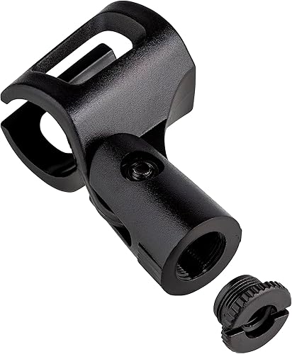 Miniatura 5 de Soporte de micrófono Boom para escritorio, soporte de micrófono de escritorio ajustable, base pesada con embrague giratorio, brazo de pluma, clip