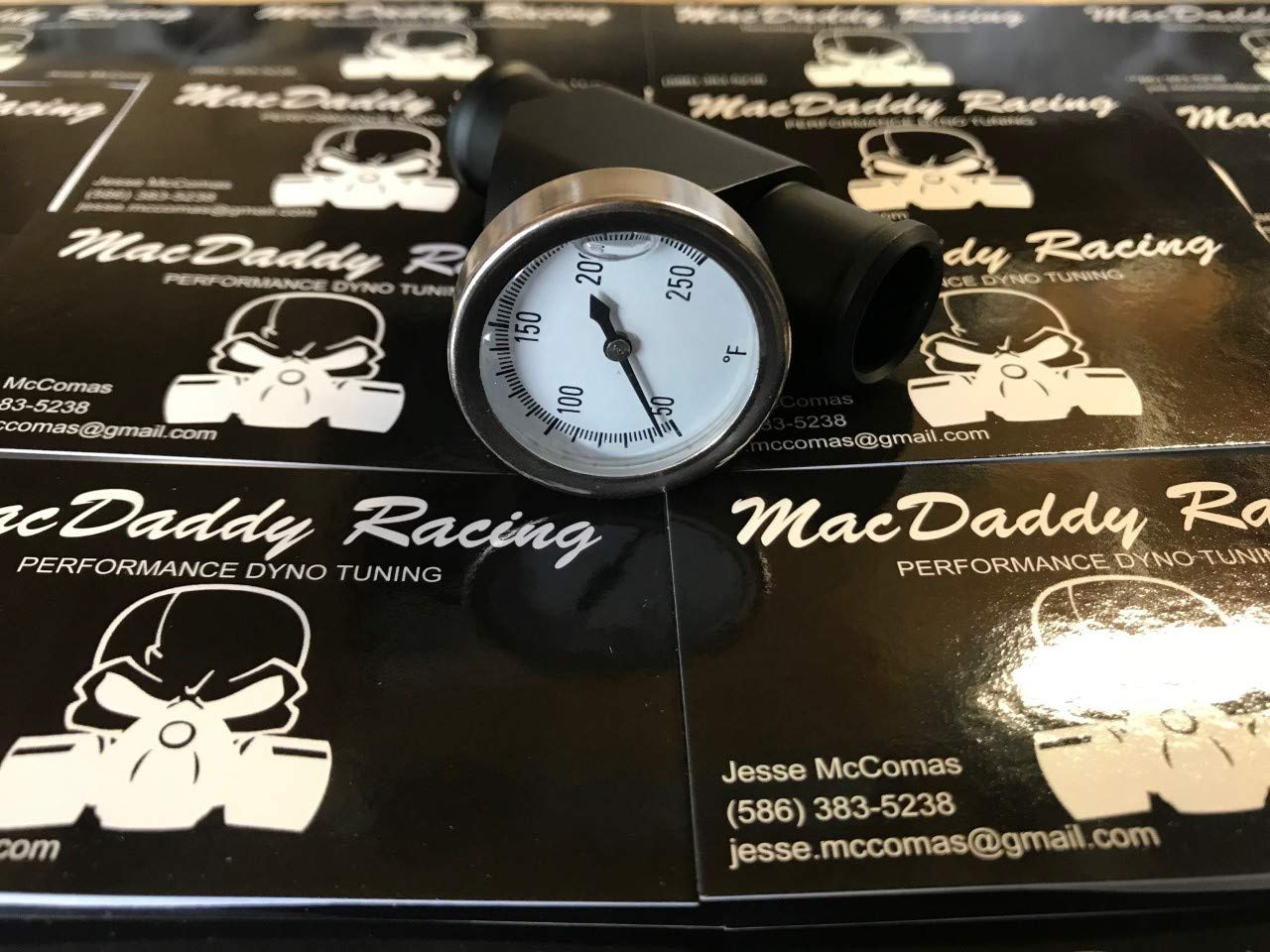 Coolant Temperature Gauge for Yamaha Raptor 660 (Black)