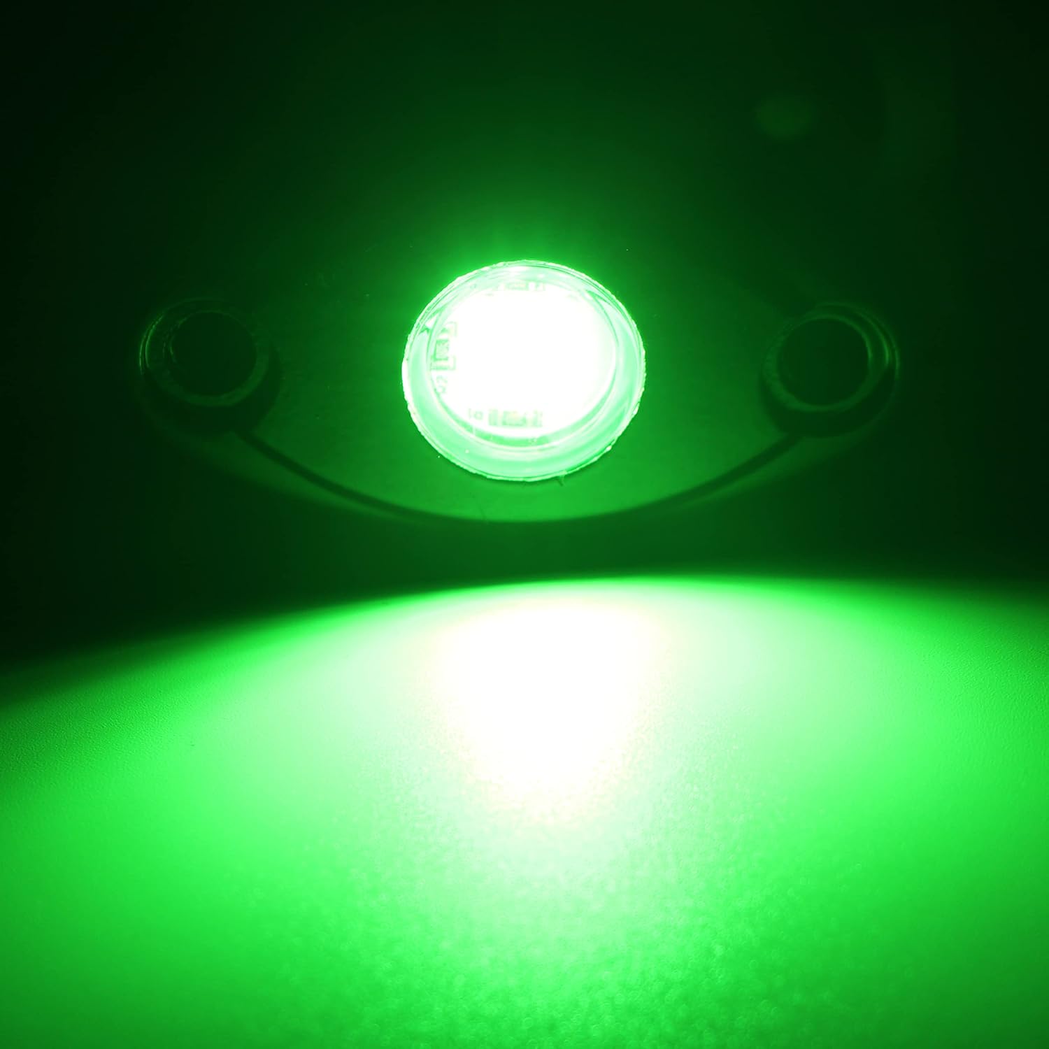 6 Pods LED Rock Lights Green for Jeep Off Road Truck Car ATV SUV Boat Under Body Glow Accent Lighting lamp Waterproof underglow LED Neon Underbody Fender Light Kits