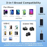 BOYA Boyalink 2.4GHz vezeték nélküli nyakpántos mikrofon USB-C Android iPhone-hoz - black 8