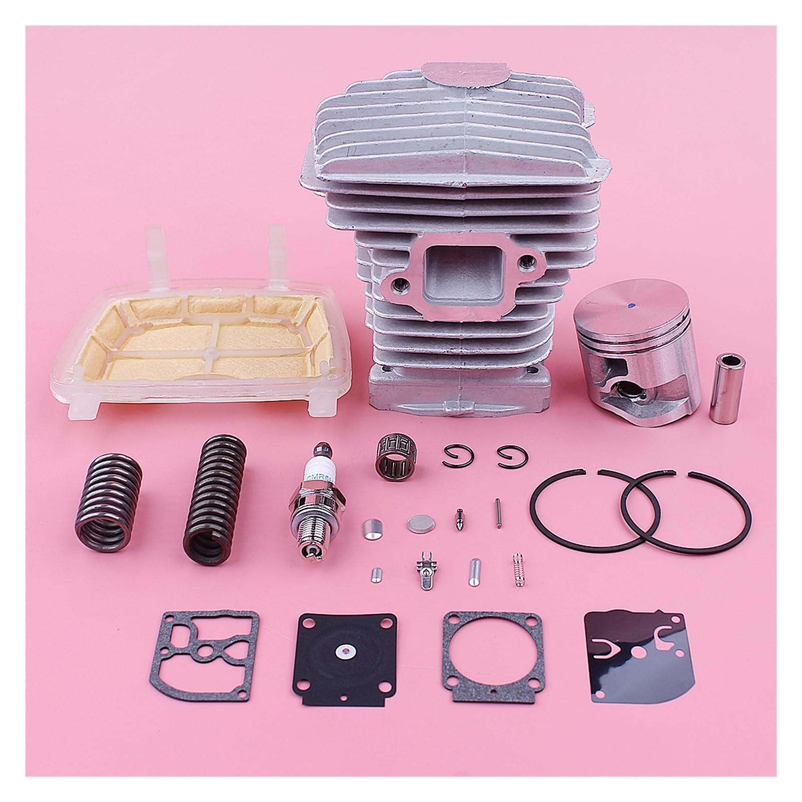 Kit De Cojinete Reparación Carburador Pistón Cilindro Gran 40mm Apto Compatible con Stihl MS211 MS181 MS171 MS171C MS181C MS211C Kit de cilindro y pistón moto Juego de cilindro pi