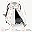 Metplus 2 in 1 Baby Car Seat Cover, Car Seat Canopy for Babies, Mom Multiuse Nursing Cover, Minky Baby Carrier Covers, Newborn Boy Girl, Peekaboo Opening