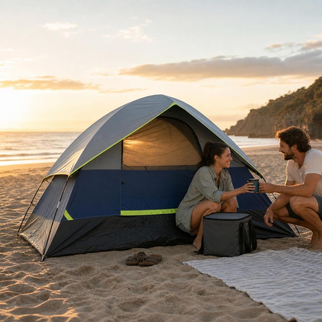 da Campeggio per Tutte le Stagioni Doppio Strato, per Attività Outdoor, camping