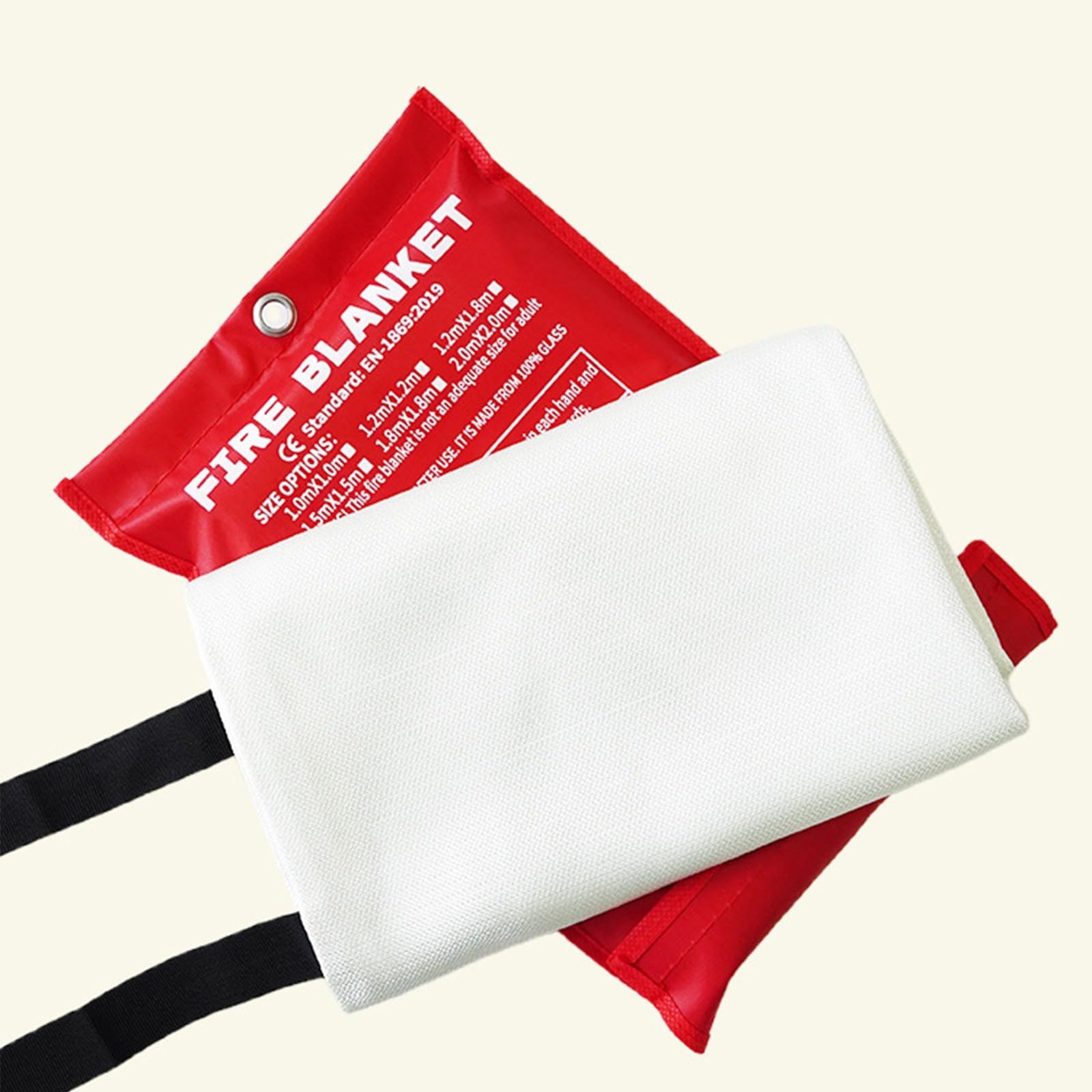 Manta de emergencia para cocinas domésticas, manta de supresión de fibra de vidrio para escuela, chimeneas, coche, cocina, manta ignífuga
