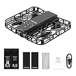 HOVERAir X1 Drone with Camera, Self-Flying Camera Drone with Follow Me Mode, Foldable Mini Drone with HDR Video Capture, Palm Takeoff, Intelligent Flight Paths, Hands-Free Control Black (Combo Plus)