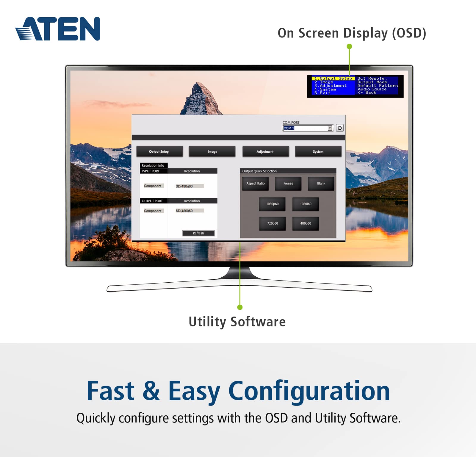 ATEN TECHNOLOGIES - Aten Vc812 Convertidor De Video - Conversor De Vídeo (Negro, 8,3 Cm, 11 Cm, 2,8 Cm, 0-40 °C, -20-60 °C)