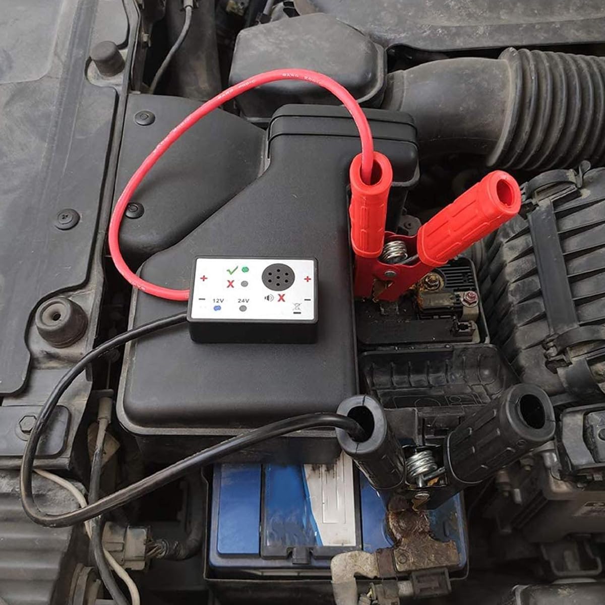 Protector contra sobretensiones para automóviles de 12 V/24 V, protección contra sobretensiones para protección contra polaridad inversa, Carga de batería