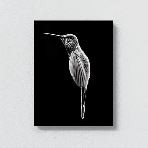 Miniatura 10 de Sense Canvas Humming Bird 3 - Lienzo decorativo para decoración del hogar, póster grande de 30 x 40 pulgadas, 0.75 pulgadas