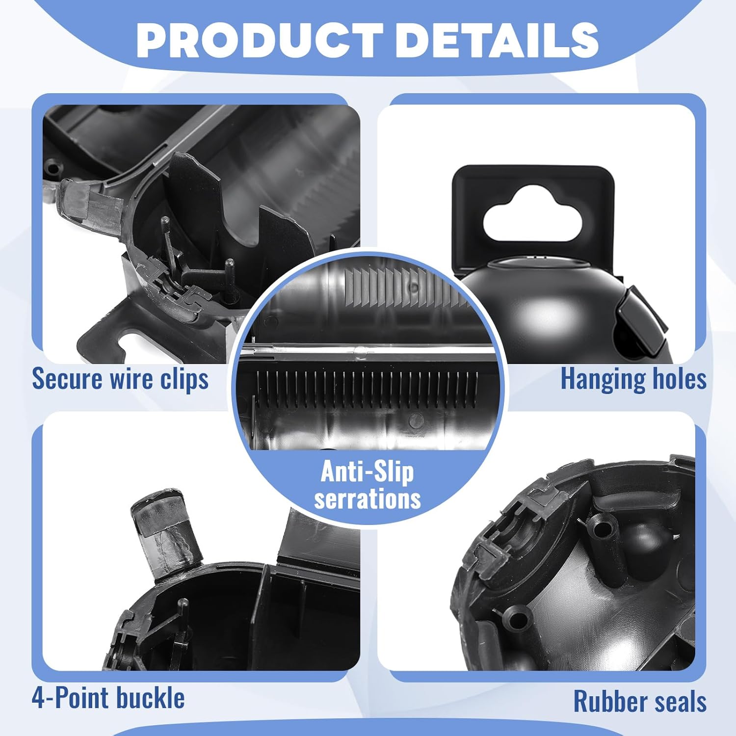 24 Pcs Outdoor Waterproof Power Protector Set, Weatherproof Extension Cord Cover, Socket Protection Box Special for Christmas Decoration Garden Lights Outdoor Equipment (Green)