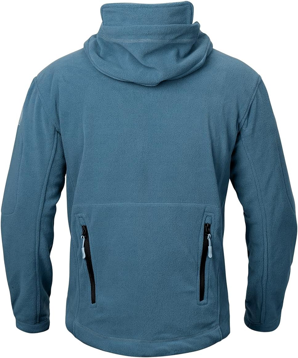 NAVEKULL Men's Tactical Hoodie Fleece Jacket Winter Warm Full-Zip Military Army Outdoor Hiking Coat with 7 Zip-pockets - Image 2