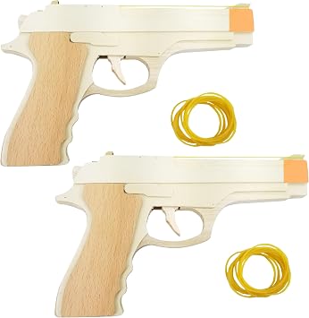 Adventure Awaits - Laminated Rubber Band Gun - 2 Pack