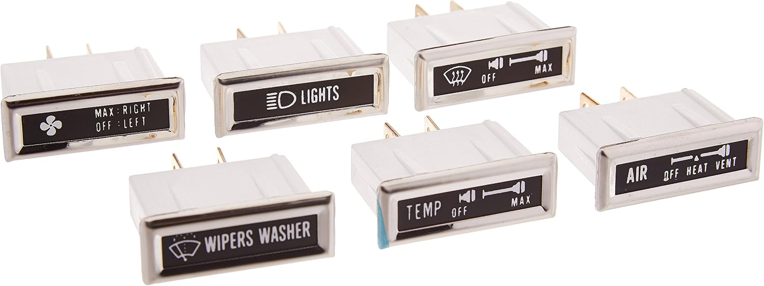 Crown Automotive 5752813K Dashboard Lamp Kit, Black, Silver